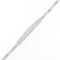 K14WG パヴェ ダイヤモンドブレスレット