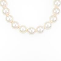 シルバークラスプ アコヤパールネックレス