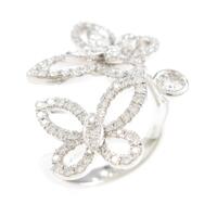 グラフ ミニバタフライ シルエット リング