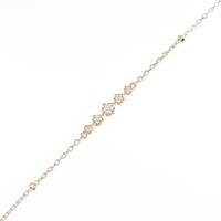 4゜C ダイヤモンドブレスレット