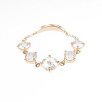 K18PG ダイヤモンドリング