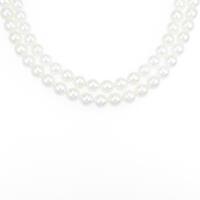 シルバークラスプ アコヤパールネックレス