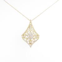 K18YG ダイヤモンドネックレス