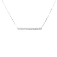 【リメイク】K18WG ダイヤモンドネックレス