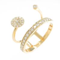 【リメイク】K18YG ダイヤモンドリング