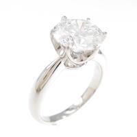 プラチナダイヤモンドリング 3．075ct・D・SI1・VG