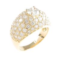 K18YG ダイヤモンドリング