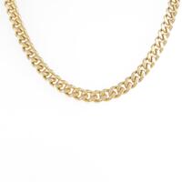 K18YG チェーンネックレス 40cm