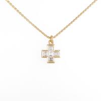 ブルガリ クロス ダイヤモンドネックレス