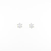 【新品】K18YG ダイヤモンドピアス 0．209ct・0．203ct・E・SI1・GOOD