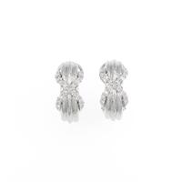 K18WG ダイヤモンドピアス