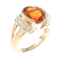 K18YG シトリンリング