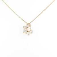 K18YG ダイヤモンドネックレス