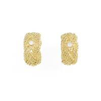 K18YG ダイヤモンドピアス