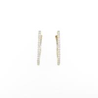 【新品】K18YG ダイヤモンドピアス