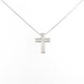 4゜C クロス ダイヤモンドネックレス