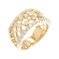 K18YG ダイヤモンドリング