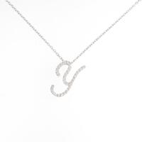 ポンテヴェキオ イニシャルY ネックレス