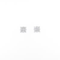 【新品】K18WG ダイヤモンドピアス