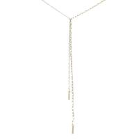 ココシュニック レクタングル ラリエット ネックレス