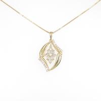 K18YG ダイヤモンドネックレス