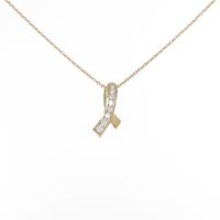 K18YG ダイヤモンドネックレス