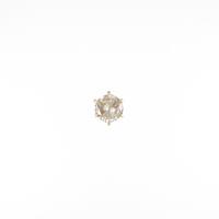 【リメイク】K18YG ダイヤモンドピアス 0．740ct・FLB・I1 片耳