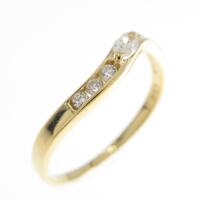 K18YG ダイヤモンドリング