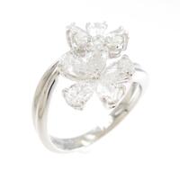 PT フラワー ダイヤモンドリング