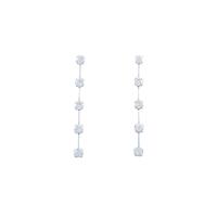 K18WG ダイヤモンドピアス