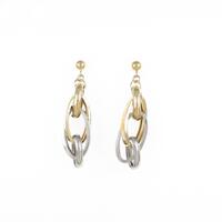 K18YG／PT ピアス