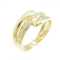 K18YG ダイヤモンドリング