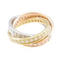 カルティエ スリーバングルズ リング