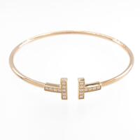 ティファニー Tワイヤー バングル