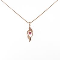 K18PG トルマリンネックレス