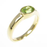 K18YG ペリドットリング