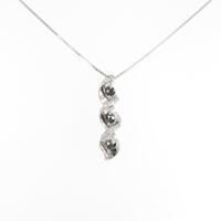 K18WG ダイヤモンドネックレス