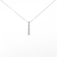 K18WG ダイヤモンドネックレス