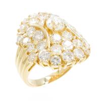 K18YG ダイヤモンドリング