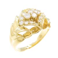 K18YG ダイヤモンドリング