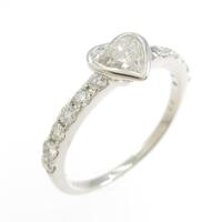 PT ハート ダイヤモンドリング