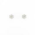 プラチナダイヤモンドピアス 0．405ct 0．411ct G?H SI2 VG?GOOD