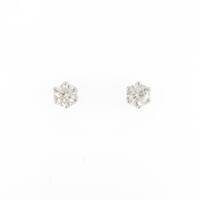 プラチナダイヤモンドピアス 0．405ct 0．411ct G?H SI2 VG?GOOD