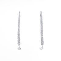 【リメイク】K18WG ダイヤモンドピアス