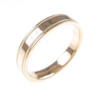 ティファニー ダブル ミルグレイン リング