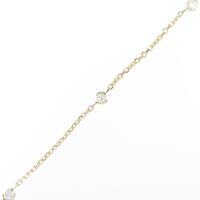 K18YG ダイヤモンドブレスレット