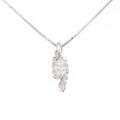 プラチナダイヤモンドネックレス 0．854ct D SI1 マーキスカット