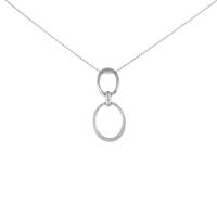 K18WG ダイヤモンドネックレス