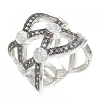 750WG/750BG ダイヤモンド リング 0.65CT