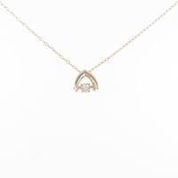 K18PG ダイヤモンド ネックレス 0.08CT